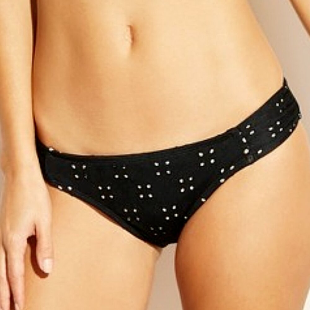 NWOT Xhilaration Women's Bikini Bottom Black Sz XL